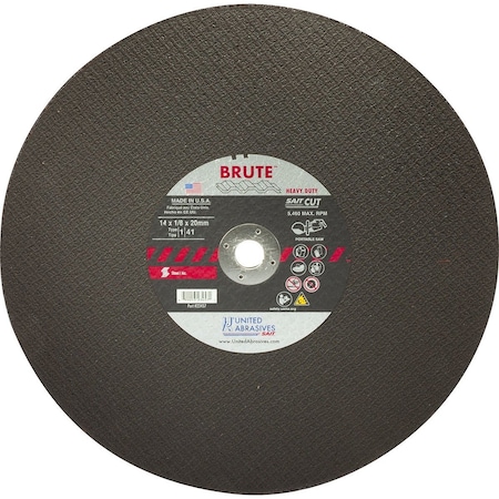 United Abrasives/Sait Gas Saw BladeT112x18x20mmBrutePK10 23422